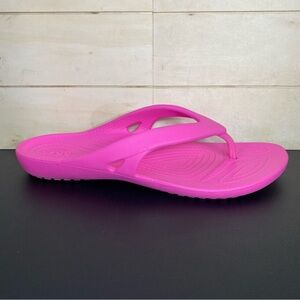 Crocs Kadee 2 Sandals Pink Women's Size 7 Shoes Waterproof Flip Flops